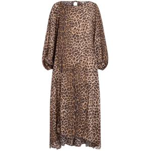 AllSaints Jane Leopard Print Maxi Cover Up Dress